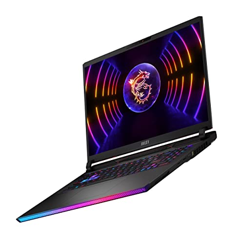 MSI Raider GE78HX 13VI-201ES - Ordenador portátil Gaming 17" QHD+(2560x1600), 240Hz (i7-13700HX, 32GB RAM, 1TB SSD, RTX 4090 16GB, Windows 11 Home Advanced) Black - Teclado QWERTY español