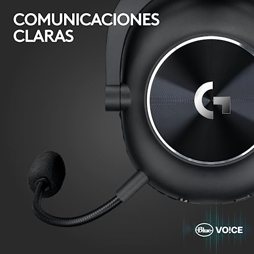 Logitech G PRO X TKL LIGHTSPEED, teclado inalámbrico para gaming, portable + PRO X 2 LIGHTSPEED Auriculares Gaming Inalámbricos, Micrófono, PC,PS4,PS5,Nintendo Switch, Disposición QWERTY Español,Negro