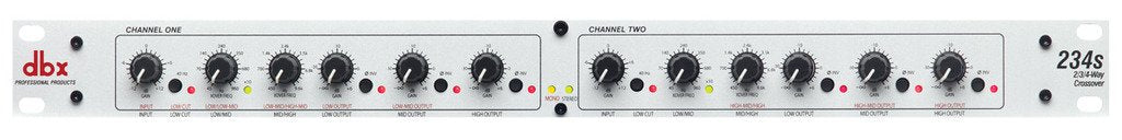DBX 234S Stereo 2/3-Way/Mono 4-Way Crossover