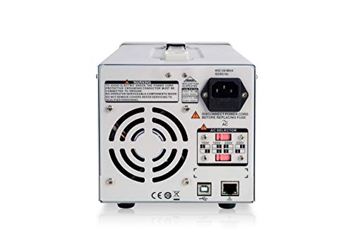 SIGLENT Serie SPD1000X Fuente de Alimentación, Voltaje de 5 Dígitos, 4 Hilos, 16V/8A, 128 W