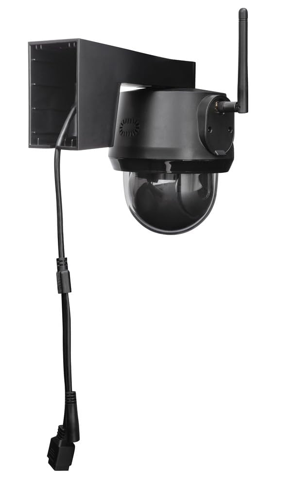 ABUS Cámara de vigilancia con detección de Movimiento, detección de Objetos, grabaciones 4K, notificaciones Push, visión Nocturna, Audio bidireccional, Tarjeta de Memoria, máscara de privacidad y