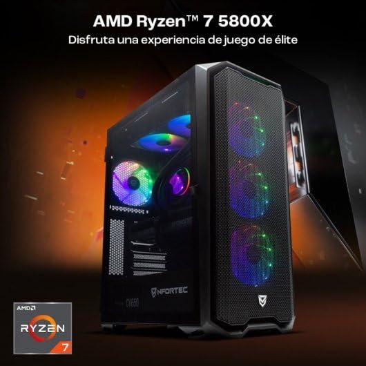 PcCom PC de Sobremesa Ready AMD Ryzen 7 5800X 32 GB RAM 1 TB SSD Ready AMD Ryzen 7 5800X Marca