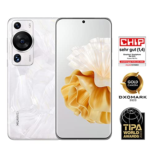 HUAWEI P60 Pro Smartphone, 12GB+512GB, Cámara XMAGE con Ultrailuminación, Resistente Cristal Kunlun Glass, Pantalla LTPO de 6.67", 1-120 Hz de Frecuencia de Actualización Adaptable, Rococo Pearl