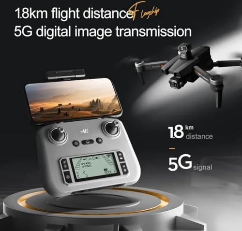 LUXWALLET Skyline4 Pro – True 4K Quadcopter Drone – 4K - 4KM afstand - 8MP - WiFi 5G Drone – Laser Obstakel Ontwijking – 3 Assige Gimbal - Return To Home – Volg Mij Modus - Zwart