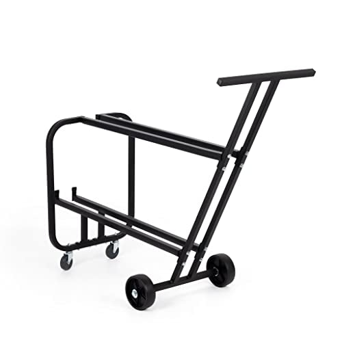 Manhasset Carro de almacenamiento corto para atriles, negro