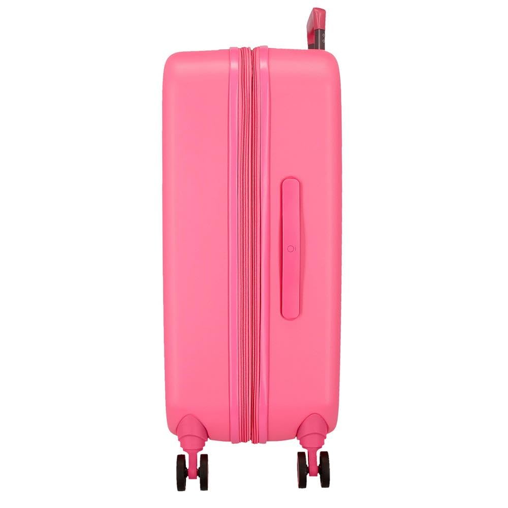 Joumma Disney You Are Magical Juego de Maletas Fucsia 55/70 cms Rígido 7,54 kgs Cierre TSA Integrado ABS 7,54 kgs 116L Equipaje de Mano