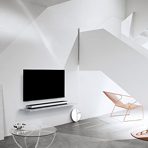 Bang & Olufsen Beosound Stage Barra de Sonido Dolby Atmos para TV y Música, Altavoz Multiroom WiFi y Bluetooth Potente con HDMI Plateado y Negro