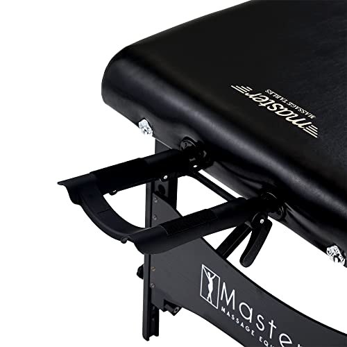 Master Massage Banco de Masaje portátil Plegable de Madera con cojín Musical y Altavoz, 76 cm