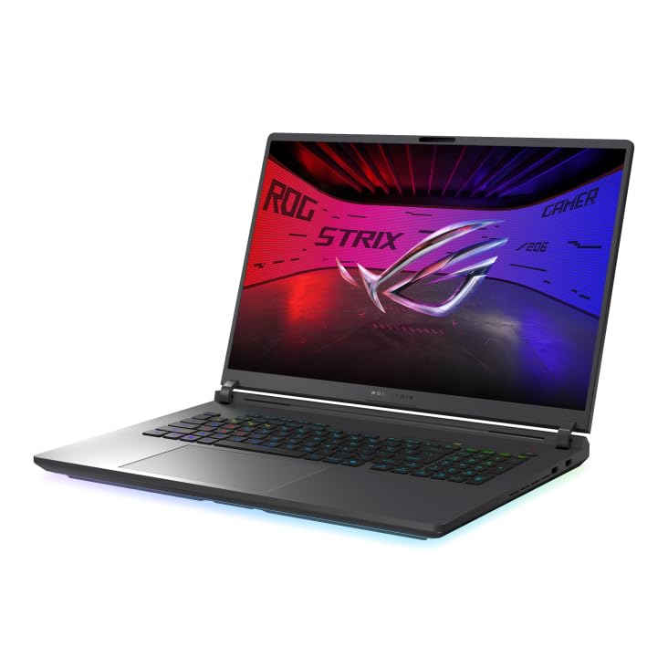 ASUS ROG Strix G18 G815LW-S9046 - Portátil Gaming de 18" WQXGA 240Hz (Core Ultra 9 275HX, 32GB RAM, 1TB SSD, NVIDIA GeForce RTX 5080 16GB, Sin Sistema Operativo) Gris Eclipse - Teclado QWERTY español