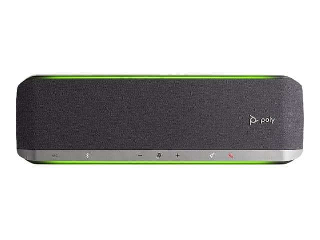 Poly – Altavoz manos libres inteligente Poly Sync 60 para salas de conferencias - Se conecta a PC/Mac mediante un cable combinado USB-A/USB-C y a teléfonos inteligentes a través de Bluetooth