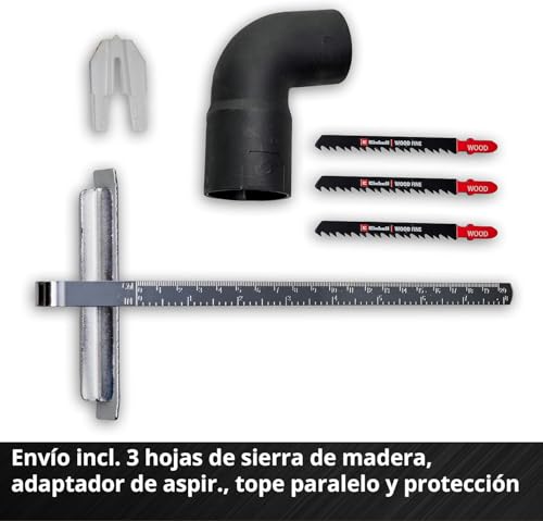 Einhell Professional Sierra de calar de batería TP-JST 18/135 Li BL Power X-Change (18V, 135mm profundidad de corte en madera, 26mm altura de carrera, sin escob., asa T-Style, 3 hojas, sin batería)