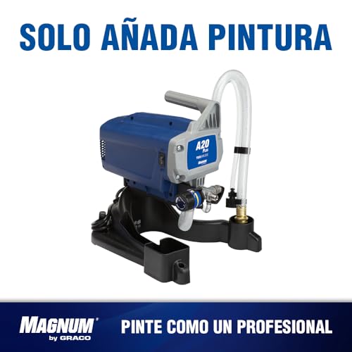 Magnum by Graco 17C243 Pulverizador de Pintura airless A20 Plus, Uso doméstico (caudal de 0,9 l/min, máx. presión 207 Bar)