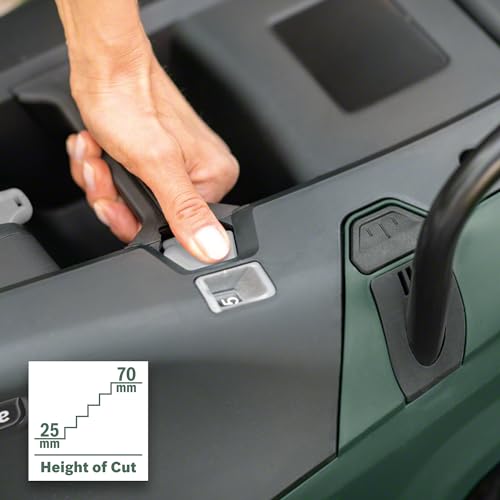 Bosch Cortacésped a batería UniversalRotak 36-560 (36 Volt, 2x Batería 2,0 Ah, Ancho de corte: 36cm, Superficies hasta 560 m², en Caja)