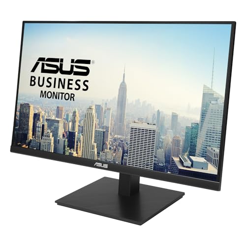 ASUS VA27ACFSN Monitor Docking 27" (IPS, USB-C, RJ45, 100Hz, Adaptive-Sync, altavoces estéreo, baja luz azul, sin parpadeos, diseño ergonómico, montaje en pared, sostenibilidad ecológica)