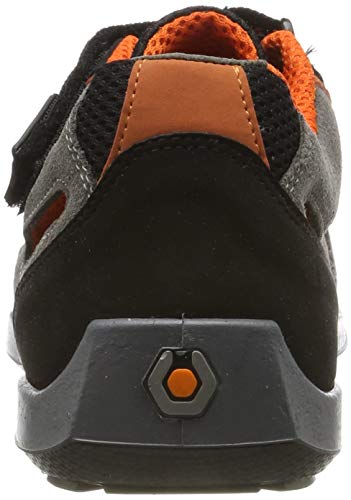 BASE Protection Aerobic S1P ESD SRC Zapato de Seguridad, Talla: 45, Color: Gris/Naranja, B0617GOR45