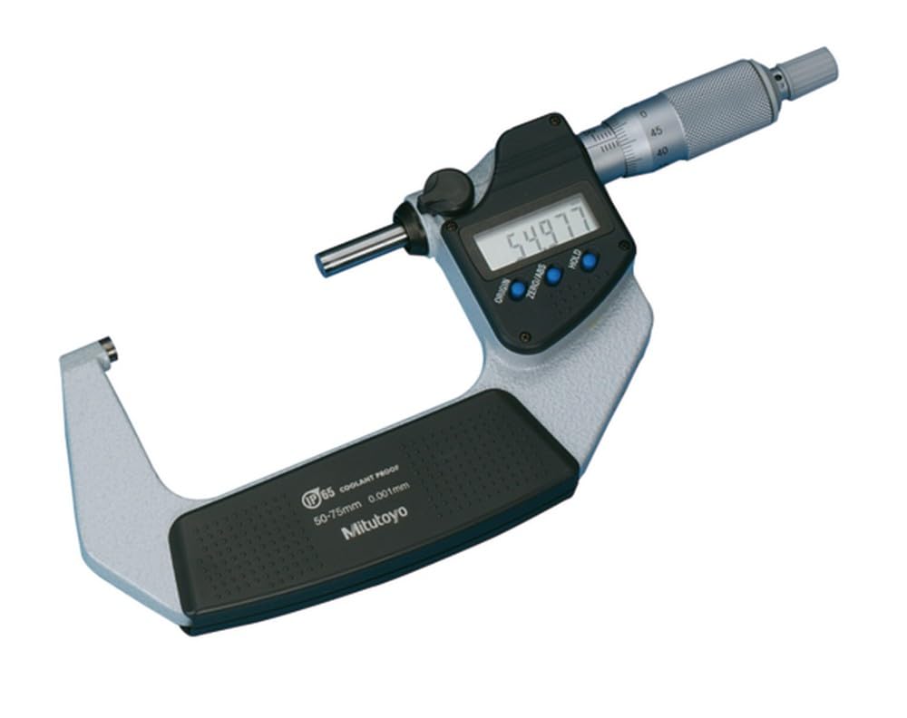 Mitutoyo 293 – 242 – 30 Digimatic refrigerante prueba micrometre, 50 Mm-75 mm