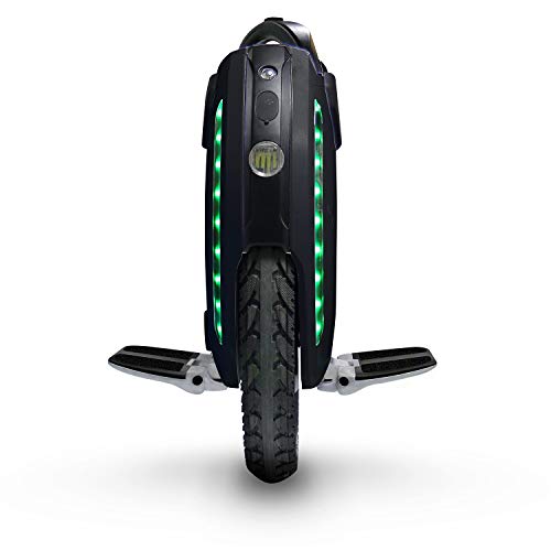 KINGSONG Monociclo Eléctrico KS-18L, Adulto,Negro, Motor 2200W, Autonomía hasta 80km, Limitado a 25km/h, Neumático Hinchable 18", Altavoz y Bluetooth
