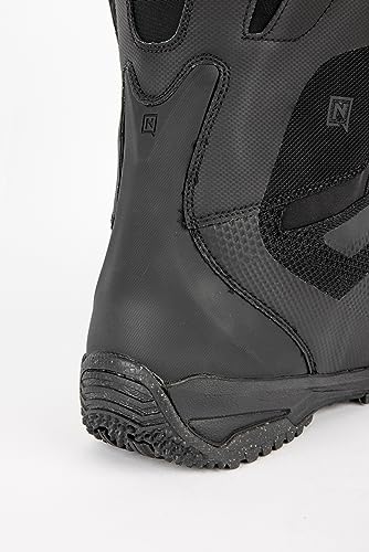 Nitro Skylab TLS '23 Splitboardboot All Mountain Freeride Premium Sistema de Cordones rápidos para Barcos Snowboard, Hombres, Negro auténtico, MP 26.0 // EU 40 // US 8