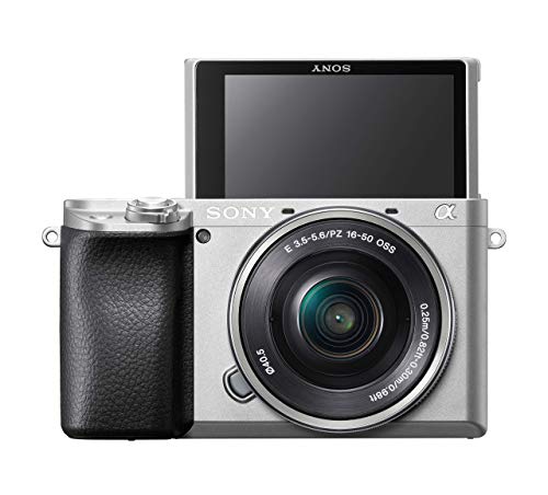 Sony ILCE6100LS.CEC Alpha 6100 Cámara Evil APS-C con Objetivo Zoom Potente, Color Plata, Sin Tarjeta