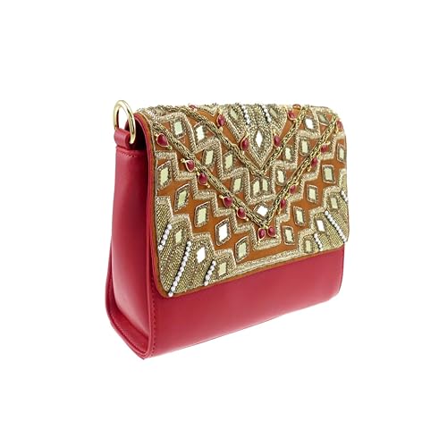 Sanetti Inspirations Embragues-Snse-003, Embrague para Mujer, como se Muestra en la Imagen, One Size