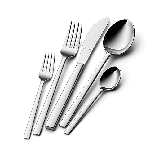 WMF Sonic - Cubertería, 66 Piezas (12 comensales), cromargan Protect, Color Plateado