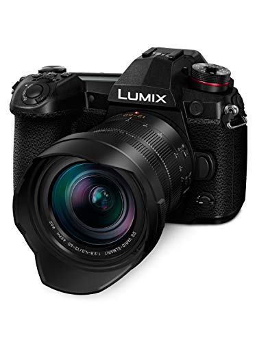 Panasonic Lumix DC-G9LEC-K Cámara Evil de 20.3 MP (20FPS AFC RAW, Estabilizador Óptico de 5 Ejes, Live Mos, 4K Ultra HD, Pantalla Táctil) Kit con Objetivo LEICA 12-60mm / F2.8-F4, Bluetooth, Negro