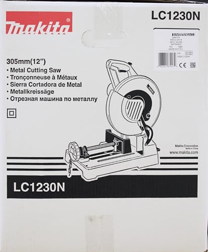 Makita LC1230N - 1 motosierra para metales de disco Widia 305 mm 1750 W, 1750 W, 220 V