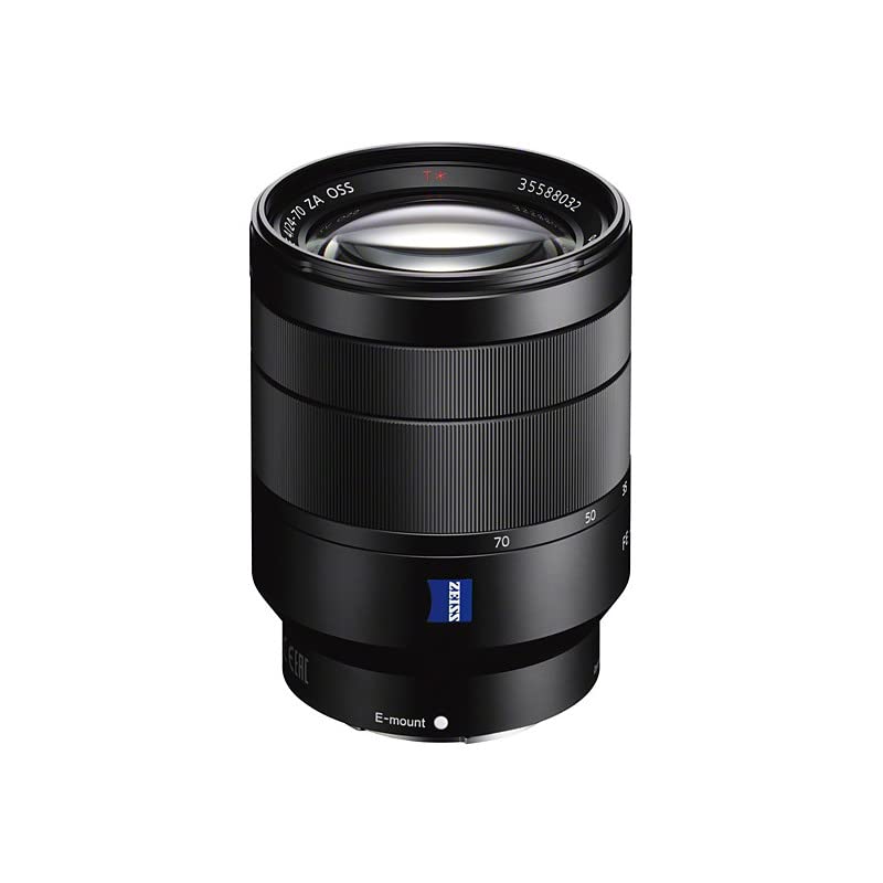 Sony SEL2470Z Vario-Tessar T* - Objetivo con montura E para Sony/Minolt, distancia focal FE 24-70 mm, apertura F4 ZA OSS, estabilizador digital, negro