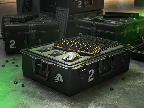 Glorious Gaming Model O 2 Wireless Ratón gaming inalámbrico - Híbrido 2,4 GHz y Bluetooth, 68g superligero, gran batería, sensor PPP 26K, RGB, ambidiestro, 6 botones, deslizadores de PTFE - Negro