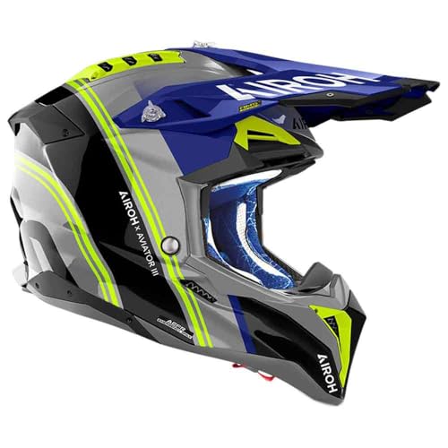 AIROH Aviator 3 Hima Blue Gloss XL