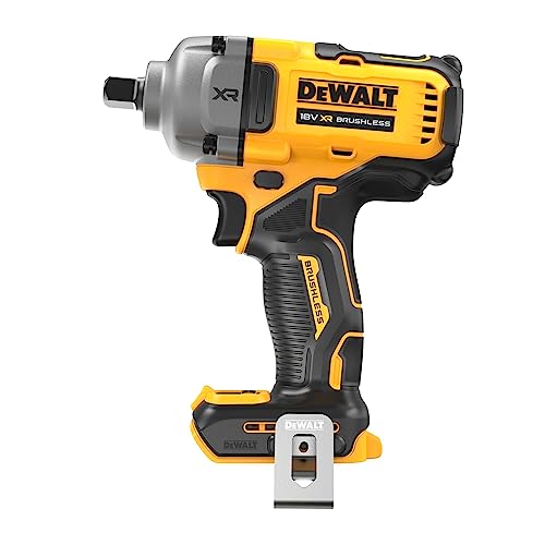 DeWalt DCF892N-XJ, Llave de Impacto a batería 18V, Par de apriete 813 nm, Incluye gancho metálico para cinturón, No Incluye Batería y Cargador