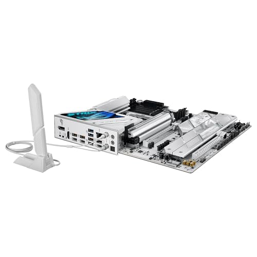 ASUS ROG Strix Z890-A Gaming WiFi - Placa Base ATX, 16+1+2+2 etapas de Potencia, DDR5, PCIe 5.0 Compatible con GPU de última generación, Cinco Ranuras M.2, WiFi 7, AI Overclocking, AI Networking II