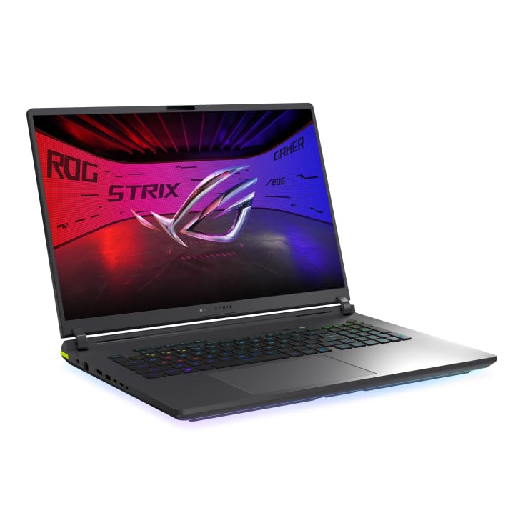 ASUS ROG Strix G18 G815LW-S9046 - Portátil Gaming de 18" WQXGA 240Hz (Core Ultra 9 275HX, 32GB RAM, 1TB SSD, NVIDIA GeForce RTX 5080 16GB, Sin Sistema Operativo) Gris Eclipse - Teclado QWERTY español