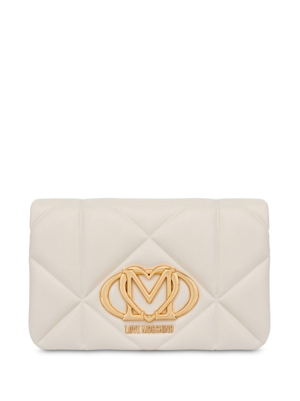 Love Moschino Jc4043pp1mlc0110, Bolso de Hombro Mujeres, Blanco Perla (ral 1013), Talla única