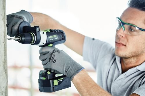 Festool 574702 - Taladro atornillador de percusión de batería QUADRIVE, PDC 18/4 Li 5.2-Plus