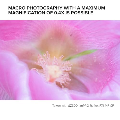 TOKINA SZ-Pro 300mm F7.1 MF Teleobjetivo catadióptrico ultracompacto para Montura Sony E