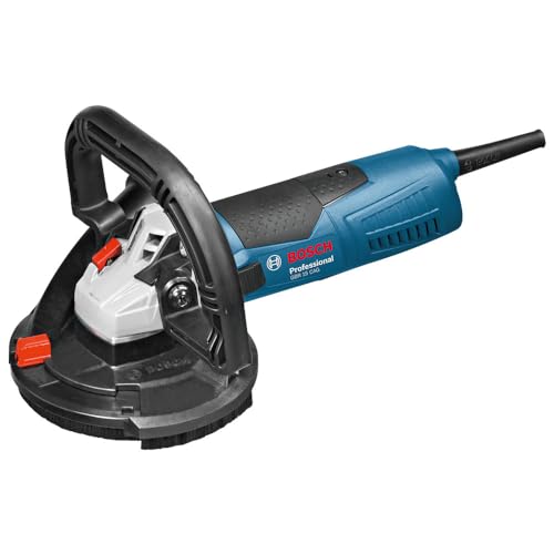 Bosch Professional GBR 15 CAG - Lijadora de hormigón (1500 W, Ø125 mm, cubierta móvil, en L-BOXX)