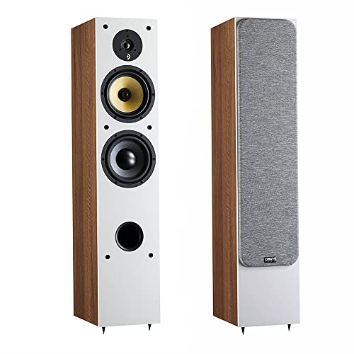 Davis Acoustics Ariane 5 Nogal (Walnut) - Columna de 3 vías/3 Altavoces - Altavoz Vendido por Unidad