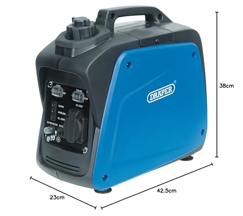 Draper 95176 Generador inversor de gasolina, 700W