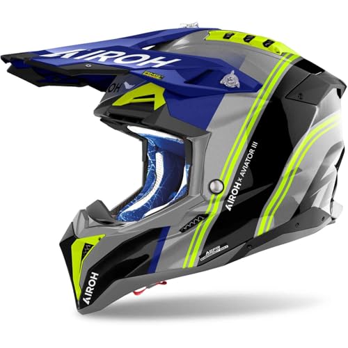 AIROH Aviator 3 Hima Blue Gloss XS