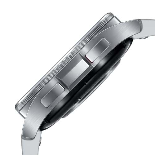 Samsung Galaxy Watch6 Classic 4G LTE, 43 mm + Correa de recambio - Smartwatch, Control de Salud, Seguimiento Deportivo, Batería de Carga Rápida, Plateado (Versión Española)