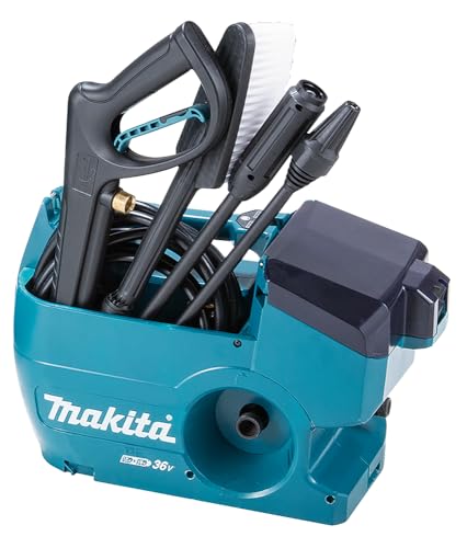 Hidrolimpiadora de agua fría 18Vx2 80bar 50L BL marca Makita