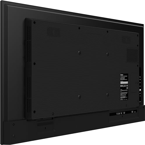 iiyama Prolite LH4375UHS-B1AG Pantalla Digital IPS LED 4K UHD HDMI DP in/out USB2.0 RS-232c RJ45 Reproductor Multimedia Android OS WiFi SDM-S Micro-SD 24/7 Negro 108cm 42,5"