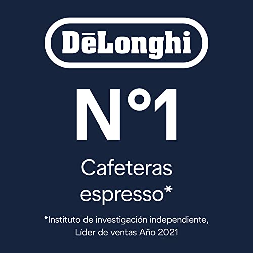De'Longhi Perfetto Primadonna Soul ECAM612.55.SB Cafetera Superautomática Café y Cappuccino con Sistema de Leche LatteCrema, Tecnología Bean to Cup, 18 Bebidas, App Control