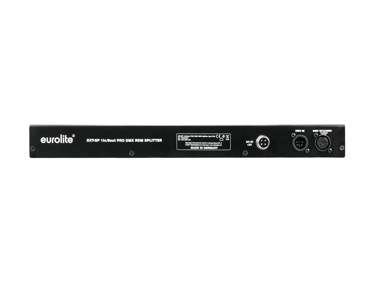Eurolite - Splitter DXT-SP 1in/8out Pro DMX RDM 5pol XLR (9639397572506)