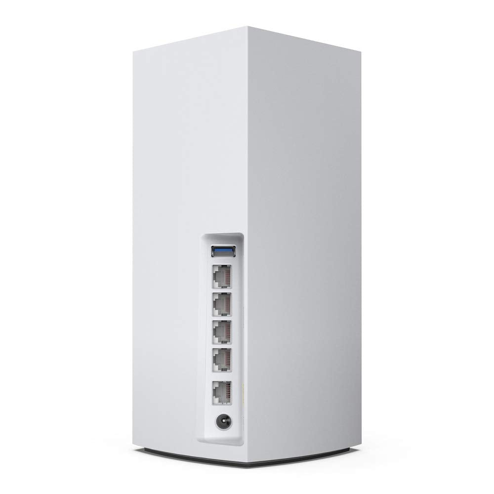 Linksys Velop MX10600 sistema WiFi 6 mesh tribanda (AX5300), router WiFi, repetidor, extensor, hasta 525 m² de cobertura, más de 100 dispositivos, MU-MIMO y controles parentales, paquete de 2, negro