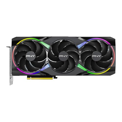 PNY Tarjeta Gráfica GeForce RTX™ 5080 16GB ARGB OC Triple Fan DLSS 4