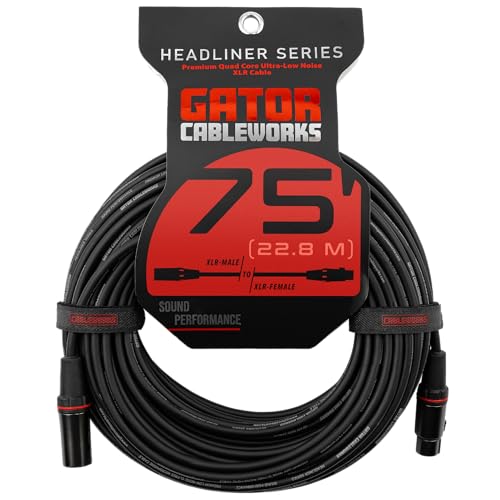 Gator Cableworks CBW-HDLXLR-CBLE-75 - Forro de techo serie 75 pies