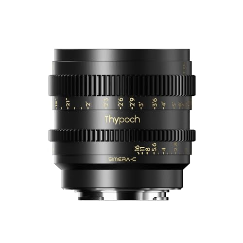 THYPOCH Simera-C 28 mm T1.5 FF Prime Cine Lens for Sony E-Mount - Negro