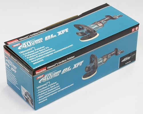 Makita PV001GZ - Pulidora de iones de litio XGT sin escobillas de 40 V, 180 mm, baterías y cargadores no incluidos